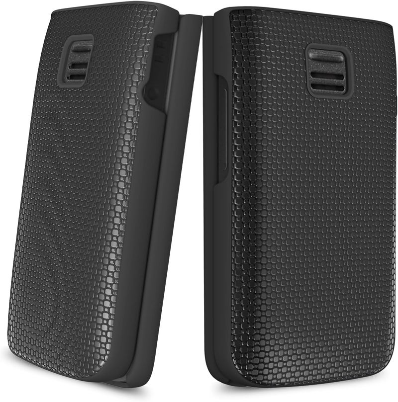 Mocotto for TCL Flip 3 Phone case with Screen Protector Slim Hard Shell Protector Cover for T435 (2024) (TCL Flip 3,Black) - Image 4